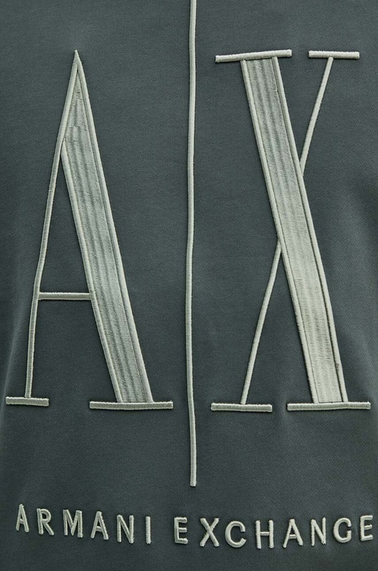 Armani Exchange bluza bawełniana 8NZMPA.ZJ1ZZ zielony