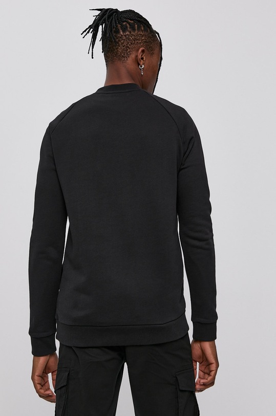 Ρούχα adidas Originals βαμβακερή μπλούζα H06651 μαύρο
