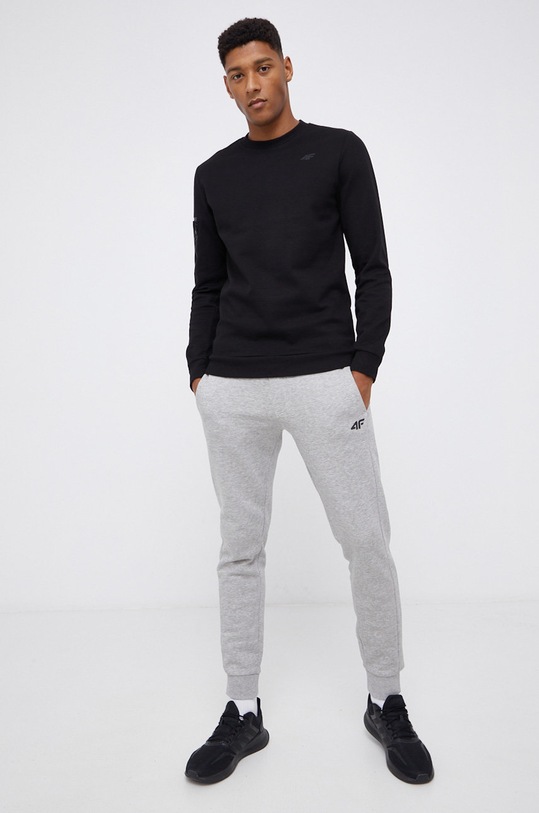 4F Bluza H4Z21.BLM028 czarny AW21
