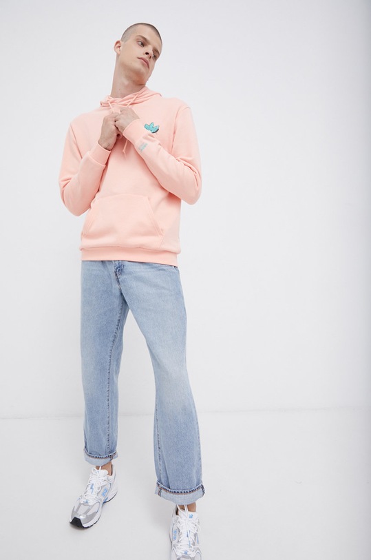 Bavlněná mikina adidas Originals H13443 H13443 růžová AW21