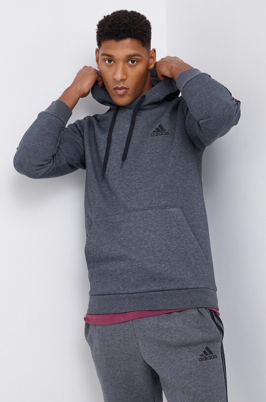 adidas Bluza GK9082 GK9082 szary AW21