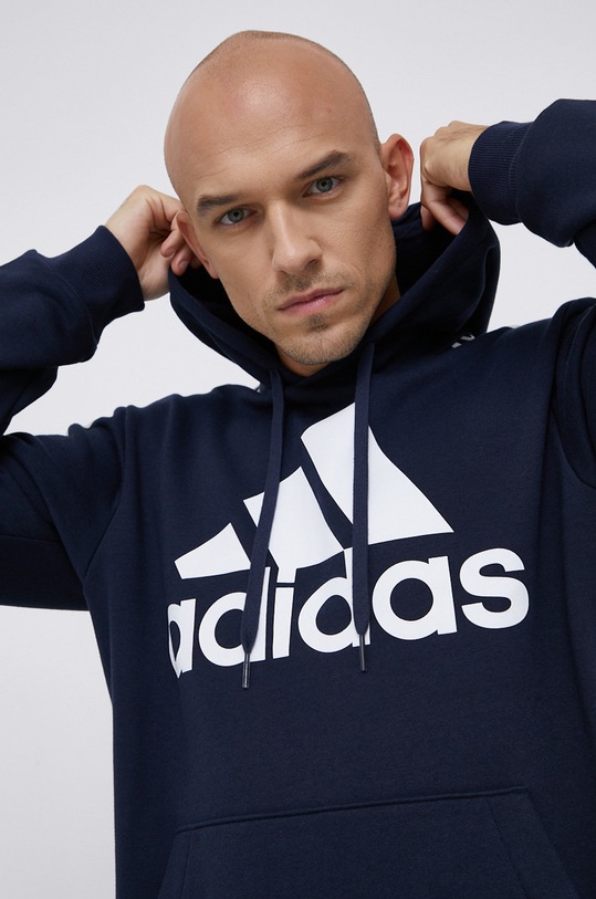 adidas Bluza H14642 z kapturem granatowy H14642