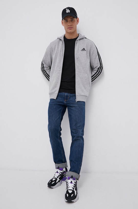 adidas Bluza HB0041 HB0041 szary AW21