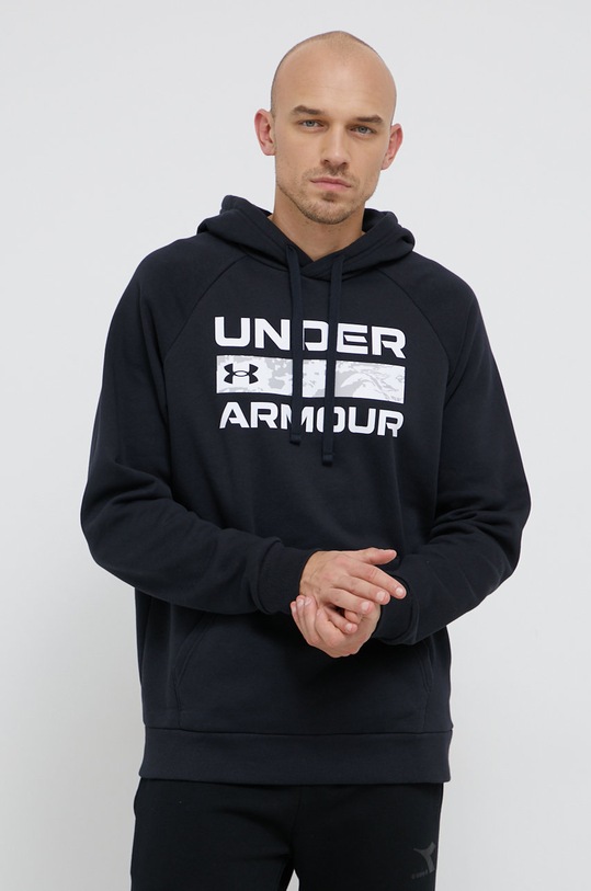 Mikina Under Armour 1366363 s kapucňou čierna 1366363