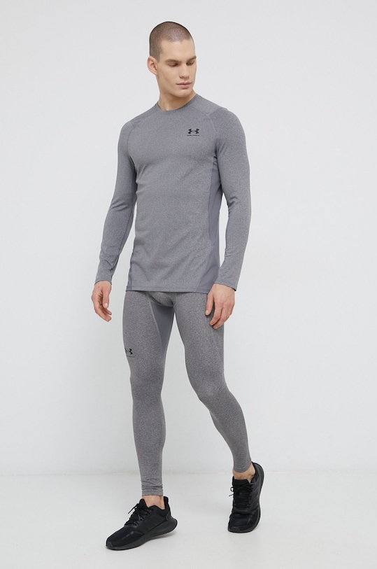 Tričko s dlhým rukávom Under Armour 1366068 1366068 sivá AW22