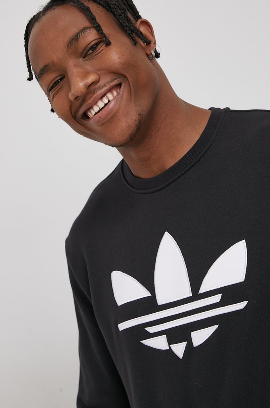 Bavlněná mikina adidas Originals H37731 H37731 černá