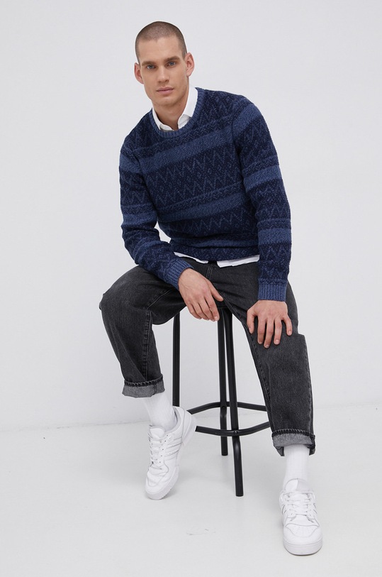 Lee Pulover subtiri bleumarin L83GNW35