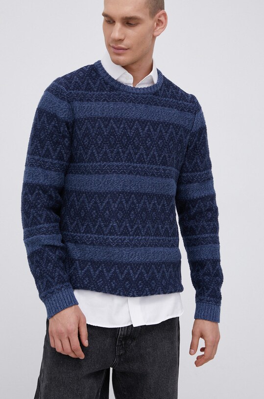 Lee Sweter L83GNW35 granatowy AW21