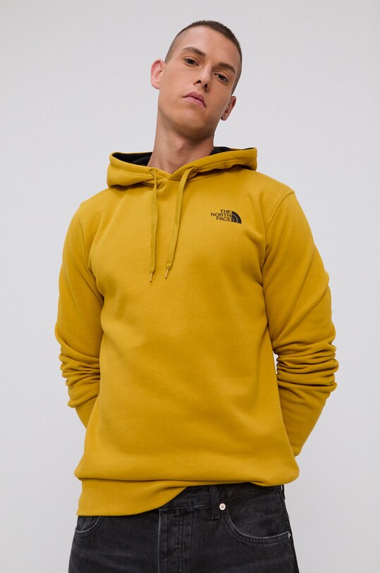 The North Face Hanorac de bumbac uni galben NF0A2TUVH9D1