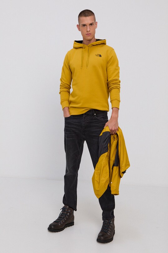The North Face Hanorac de bumbac NF0A2TUVH9D1 galben AW21