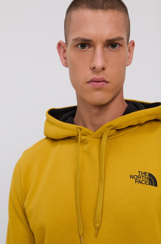 The North Face Hanorac de bumbac galben NF0A2TUVH9D1