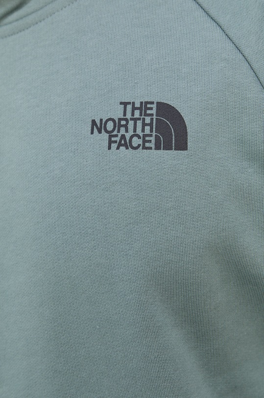 The North Face Hanorac de bumbac NF0A2ZWUHBS1 verde