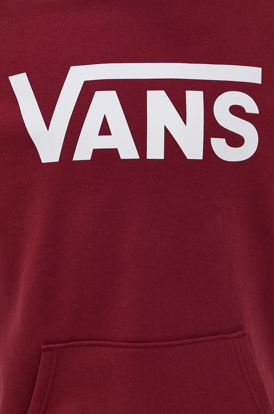 Bavlněná mikina Vans VN0A456BZBS1 burgundské
