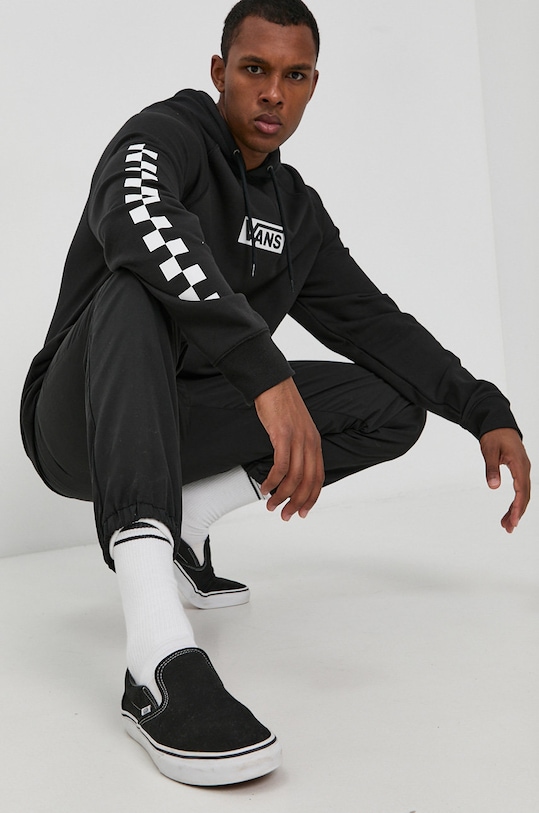 Μπλούζα Vans με κουκούλα μαύρο VN0A49SN95Y1
