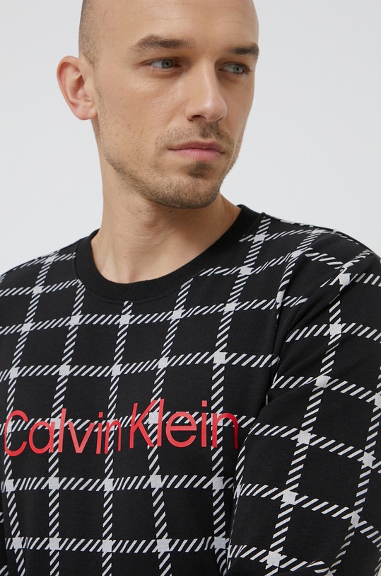 Pyžamová mikina Calvin Klein Underwear černá 000NM2222E.4890