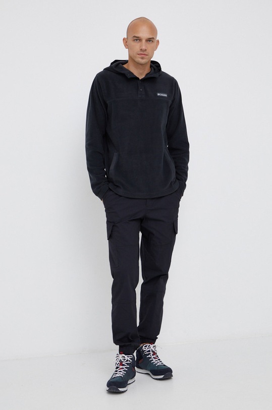 Μπλούζα Columbia με κουκούλα μαύρο 1954251