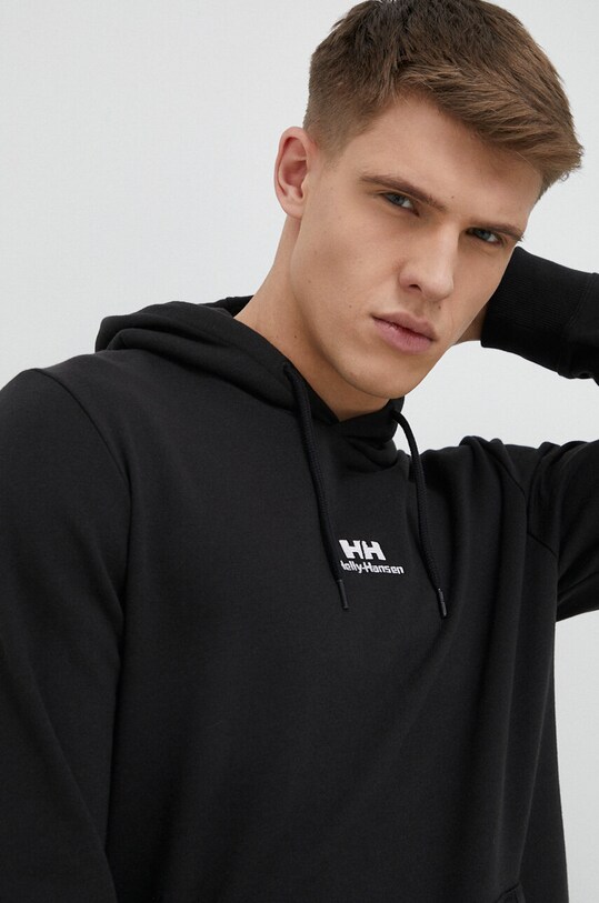 Helly Hansen bluză YU HOODIE 2.0 negru 53582