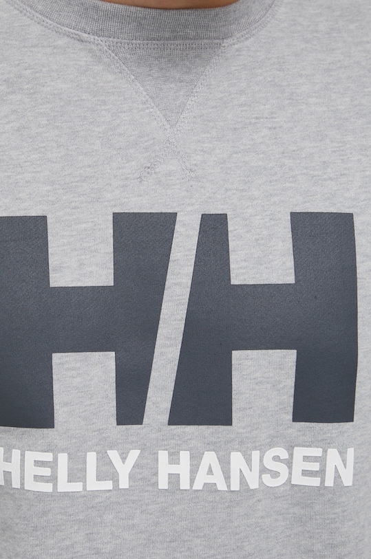 Бавовняна кофта Helly Hansen 34000 сірий