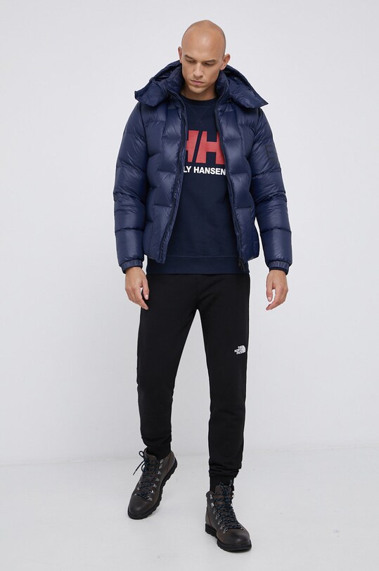 Бавовняна кофта Helly Hansen 34000 темно-синій SS24