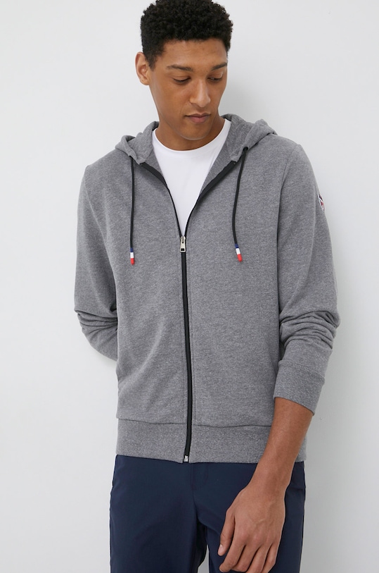 Bavlnená mikina Rossignol bavlna sivá RLKMS07