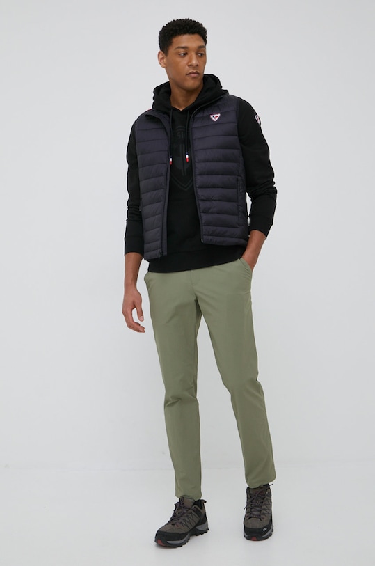 Tepláková mikina Rossignol RLKMS09 čierna SS23