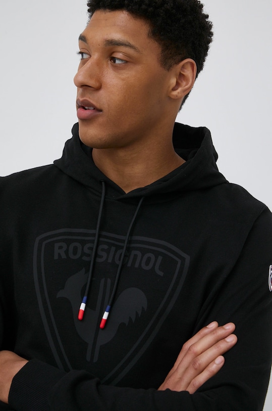 Tepláková mikina Rossignol čierna RLKMS09