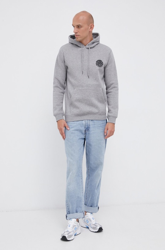 Mikina Rip Curl s kapucí šedá CFEGM9