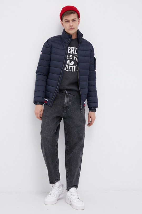 Mikina Superdry M2011431A.04Q sivá AW21