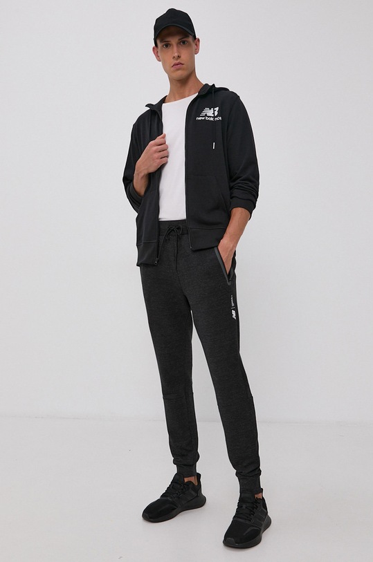 New Balance Bluza MJ03558BK MJ03558BK czarny AW22