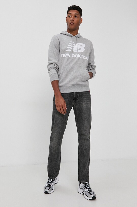 Bluza New Balance MT03558AG siva SS23
