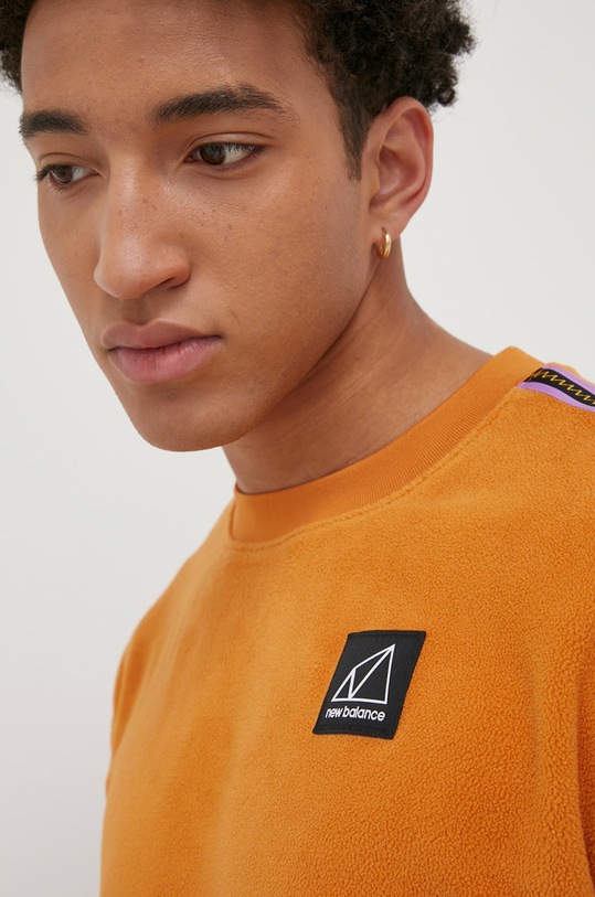 Mikina New Balance MT13513MOE MT13513MOE oranžová