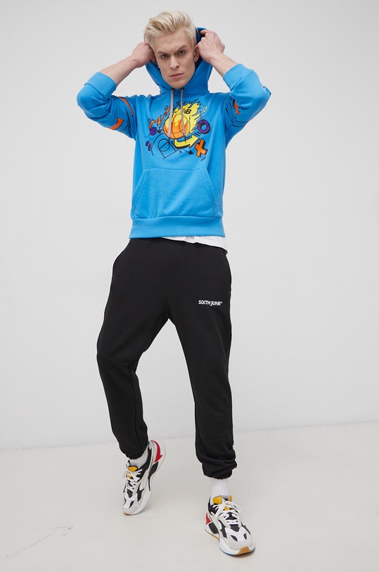 Dukserica New Balance MT13583HLU plava AW21
