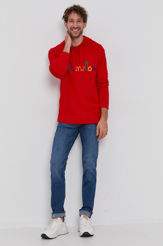 United Colors of Benetton pulover Srednje debeline rdeča 1094K2552.902