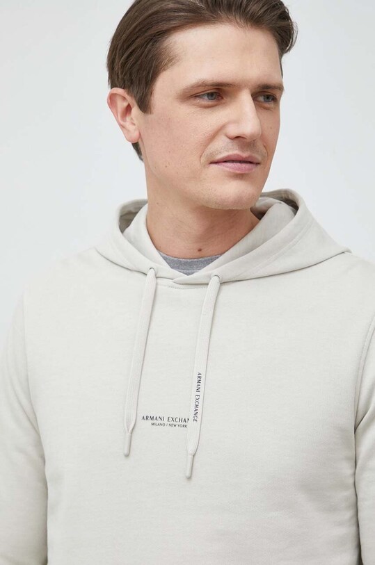 Odzież Armani Exchange bluza bawełniana 8NZM94.ZJKRZ zielony