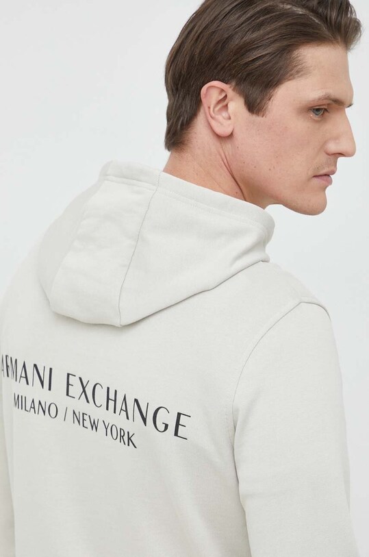 Armani Exchange bluza bawełniana zielony 8NZM94.ZJKRZ