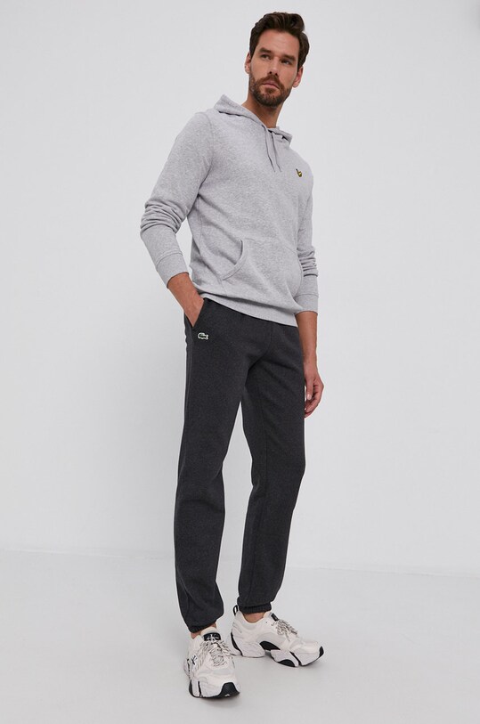 Lyle & Scott Bluza bawełniana ML416VOG.D24 szary AW21