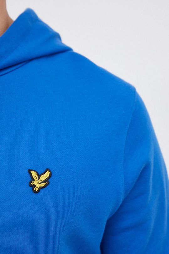 Lyle & Scott - Bluza bawełniana ML416VOG.W489 niebieski