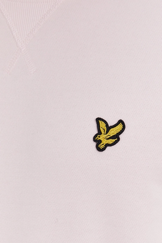 Lyle & Scott felpa in cotone ML424VOG.W488 rosa