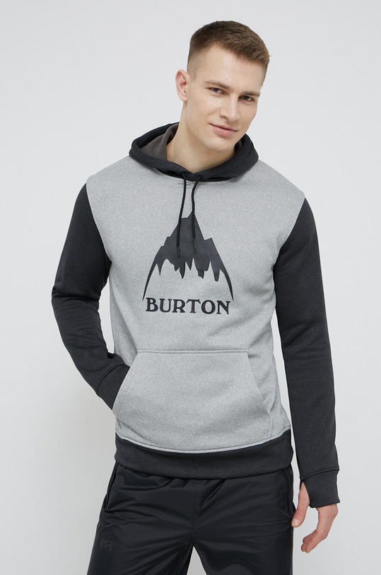 Burton Bluza z kapturem szary 16223112020