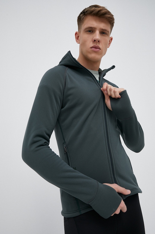 Houdini bluza sportowa Power z kapturem zielony 225984