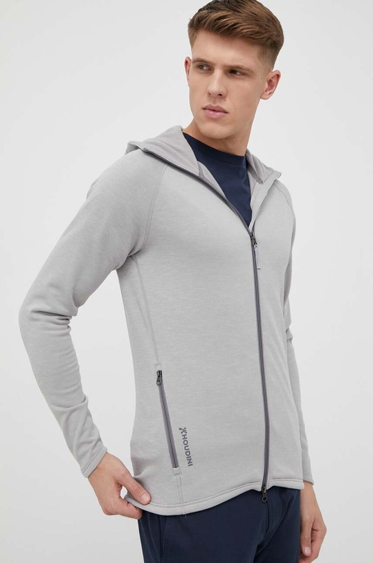 Sportovní mikina Houdini Outright s kapucí šedá 229664