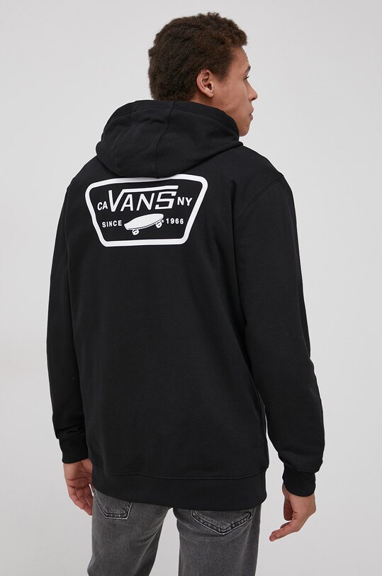 Vans pamut melegítőfelső fekete VN0A45CJBLK1