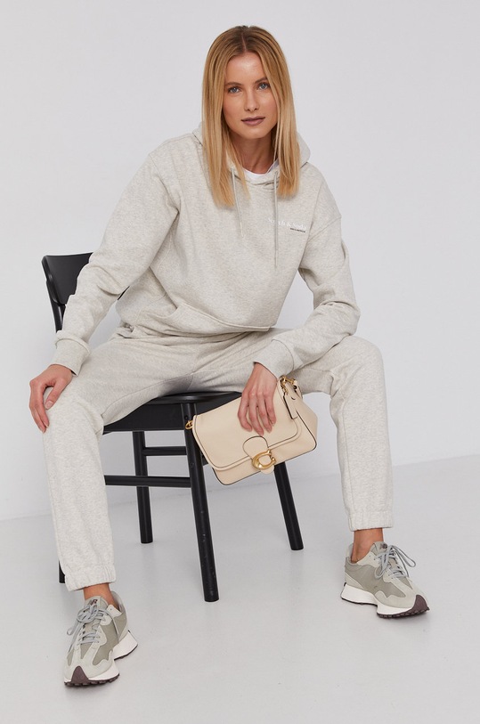 Scotch & Soda Bluza bawełniana 163941 szary AW21