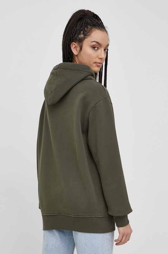 Bavlnená mikina CAT Footwear 2910513.12404 zelená