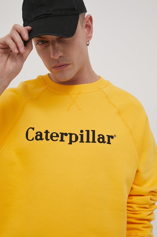 Caterpillar - Hanorac de bumbac 2910518.12405 galben