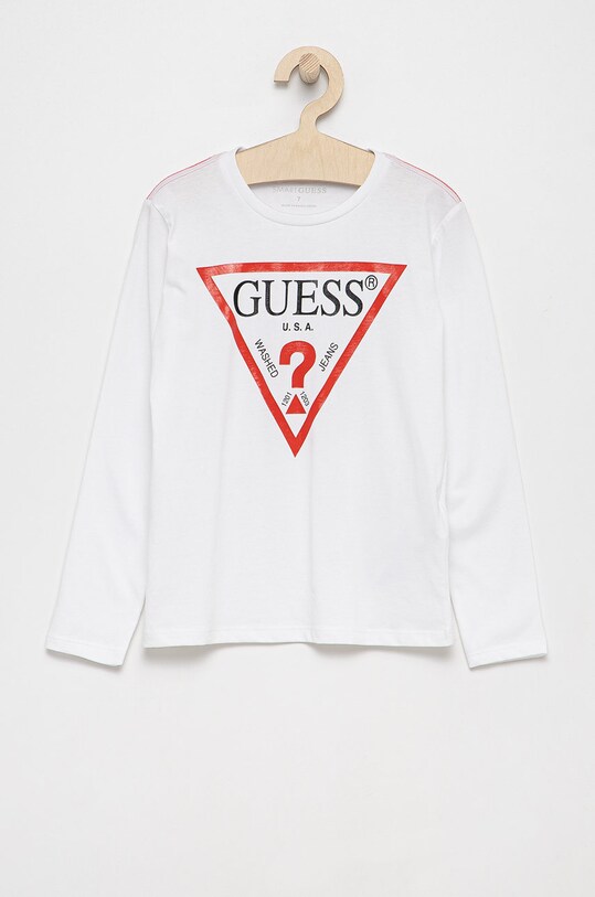Детский лонгслив Guess хлопок белый L84I29.K8HM0