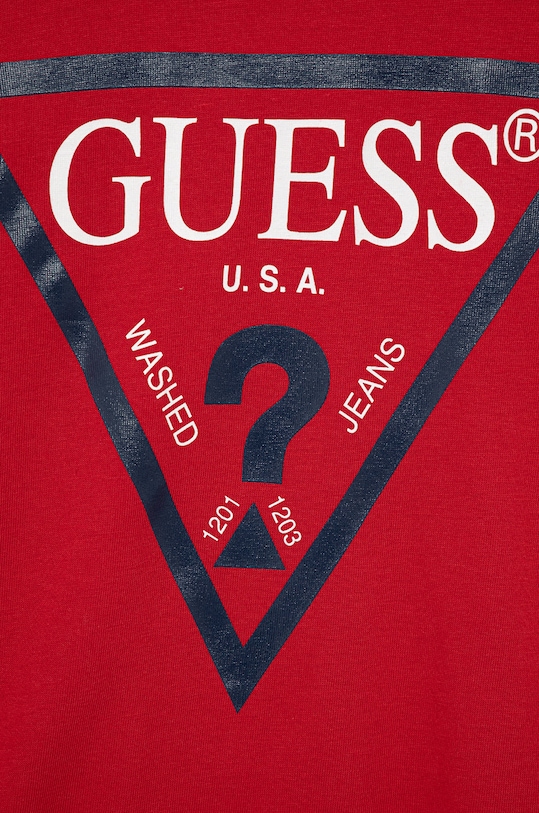 Мальчик Детский лонгслив Guess L84I29.K8HM0 красный