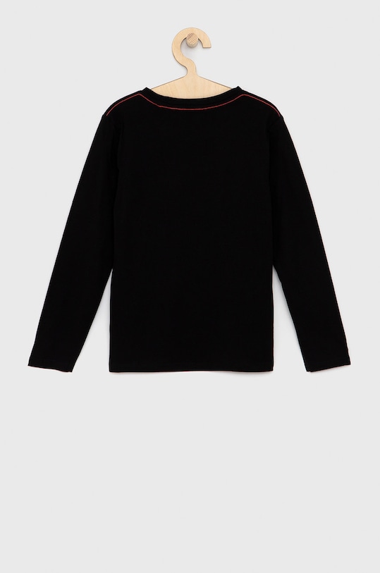 Detské tričko s dlhým rukávom Guess L84I29.K8HM0 čierna AW21