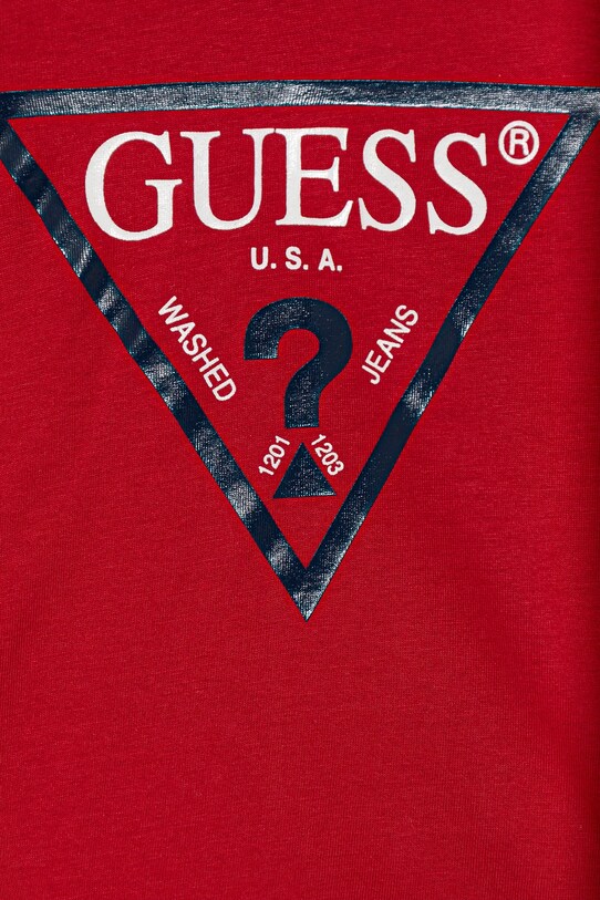 Хлопчик Дитячий лонгслів Guess N84I24.K8HM0 червоний