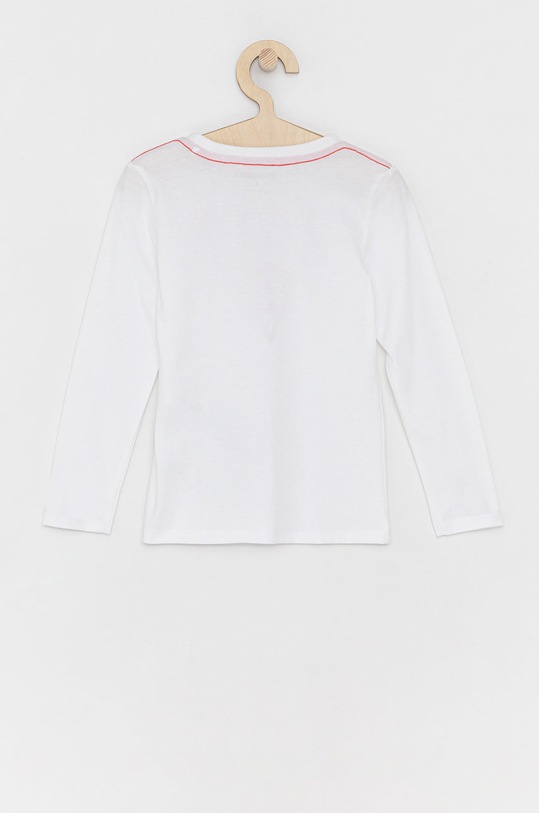 Dětské tričko s dlouhým rukávem Guess N84I24.K8HM0 bílá AW21